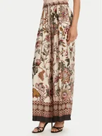 Spodnie damskie - ViCOLO Spodnie palazzo TD0829 Beżowy Wide Leg - miniaturka - grafika 1