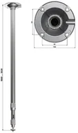Akcesoria do monitoringu - NONAME TELESKOPOWY UCHWYT SUFITOWY KAMERY BR-150X300 BR-150X300 - miniaturka - grafika 1