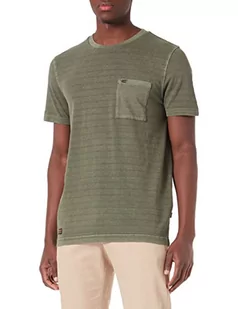 camel active Męski T-shirt, brązowy (Olive Brown), S - Koszulki męskie - miniaturka - grafika 1