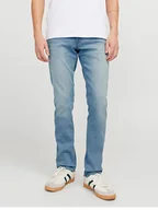 Spodnie męskie - Jack & Jones Dżinsy "Glenn" - Regular fit - w kolorze błękitnym - miniaturka - grafika 1