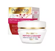 Kremy do twarzy - Perfecta Peptydy I Ceramidy Krem na dzień i na noc 70+ 50ml - miniaturka - grafika 1