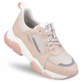 Buty sportowe damskie - Buty damskie Sportowe 4F Skóra OBDL254 Coolmax 36 - miniaturka - grafika 1