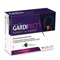 Przeziębienie i grypa - FORTIS PHARMACEUTICALS Gardipect porost islandzki, 24pastylki - miniaturka - grafika 1