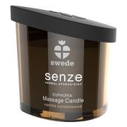 Masaż erotyczny - Swede Senze Massage Candle Euphoria Vanilla Sandalwood 150ml - miniaturka - grafika 1