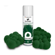 Dodatki do ciast w proszku - Food Colours Velvet Spray Bottle Green 250ml - miniaturka - grafika 1