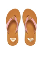 Klapki i japonki damskie - Roxy Japonki ARJL101167ro Różowy - miniaturka - grafika 1