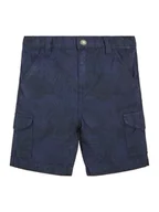 Spodenki damskie - Guess Szorty materiałowe N3GD12 WFCB0 Niebieski Regular Fit - miniaturka - grafika 1