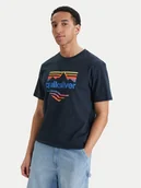 Koszulki męskie - Quiksilver T-Shirt EV Horizon Fade EQYZT08289 Granatowy Regular Fit - miniaturka - grafika 1