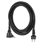 Przedłużacze i rozgałęźniki - HBF 1 gniazdo 5m 3x1,5mm guma / neopren - miniaturka - grafika 1