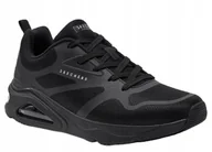 Buty sportowe męskie - Skechers Buty Męskie Sportowe Tres-Air Uno Revolution-Airy czarne 44 Eu - miniaturka - grafika 1