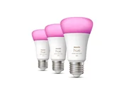 Systemy inteligentnych domów - Philips Hue White and Color Ambiance Żarówki zestaw 3x6,5W (60W) E27 LED Ciepła chłodna barwa 2000K-6500K +16 mln kolorów - miniaturka - grafika 1