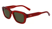 Okulary przeciwsłoneczne - Okulary LACOSTE L6048S-800. Okulary przeciwsłoneczne, Kolor czerwony. Unisex. - miniaturka - grafika 1