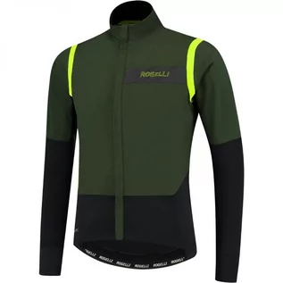 Kurtki męskie - Męska Kurtka Rowerowa Rogelli Winterjacket Infinite | Green/Fluor - Rozmiar L - grafika 1