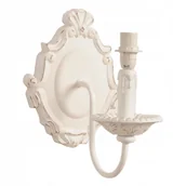 Lampy ścienne - Clayre & Eef Kinkiet Prowansalski Świecznik (CEW4Y0193) - miniaturka - grafika 1