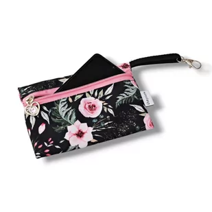 Etui na klucze etui na telefon saszetka portfelik kwiaty - Etui na klucze - miniaturka - grafika 1