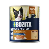 Mokra karma dla psów - BOZITA Monoprotein Pate Kaczka - mokra karma dla psa - 800g - miniaturka - grafika 1