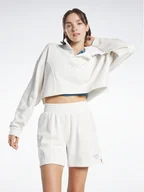 Bluzy damskie - Reebok Bluza Reebok Classics Varsity Sweatshirt HT7843 Biały - miniaturka - grafika 1