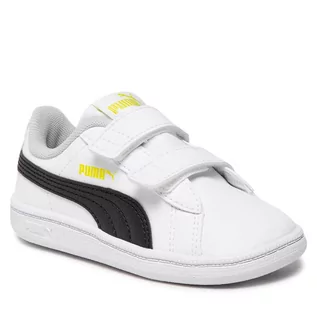 Buty dla chłopców - Sneakersy PUMA - Up V Inf 373603 17 Puma White/black/Nrgy Yellow - grafika 1