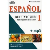 Książki do nauki języka hiszpańskiego - Espanol Repetytorium tematyczno-leksykalne 1+ mp3 - Ewa Bartkowiak - miniaturka - grafika 1