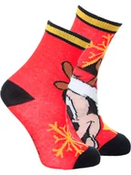 Skarpetki damskie - Disney Mickey Mouse Skarpety "Myszka Miki" w kolorze czerwonym - miniaturka - grafika 1