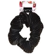 Ozdoby do włosów - Glamour Zawijka do włosów karbowana Czarna - miniaturka - grafika 1