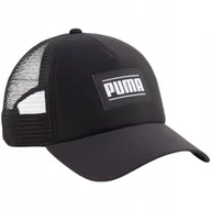 Czapki i chusty sportowe męskie - Czapka z daszkiem Puma Ess Trucker czarna 25706 01 Senior - miniaturka - grafika 1