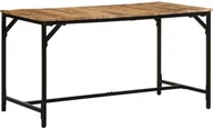 Stoły - vidaXL Stół jadalny 140x70x75 cm Drewno lite surowe mango - miniaturka - grafika 1