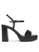 Sandały damskie - Gino Rossi Sandały ALIA -119229 Czarny - miniaturka - grafika 1