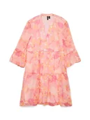 Sukienki - Vero Moda Sukienka w kolorze jasnoróżowo-pomarańczowym - miniaturka - grafika 1