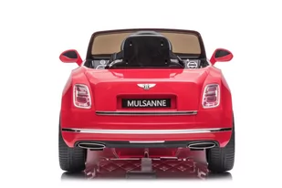 Auto Na Akumulator Bentley Mulsanne Czerwony Lakierowany - Tory, garaże, parkingi - miniaturka - grafika 4