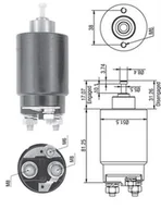 Akcesoria do układu elektrycznego - Włącznik elektromagnetyczny, rozrusznik Magneti Marelli 940113050264 - miniaturka - grafika 1