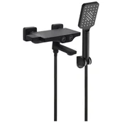 Zestawy prysznicowe - Fala Zestaw prysznicowy Noir 2 75888 Czarny Raty - miniaturka - grafika 1