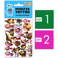 Zabawki kreatywne - TATUAŻE ZMYWALNE DLA DZIECI MASZA I NIEDŹWIEDŹ WZORY ORYGINALNE - miniaturka - grafika 1