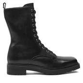 Botki damskie - Botki Patrizia Pepe 8Y0101/L078-K103 Czarny - miniaturka - grafika 1