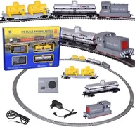 Pociągi dla dzieci - Jokomisiada Kolejka elektryczna z jednostką sterującą pociąg towarowy cysterny RC0651 - miniaturka - grafika 1