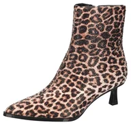 Kozaki damskie - 2Go Fashion 8248-501 kozaki damskie, beżowy czarny, 38 EU - miniaturka - grafika 1