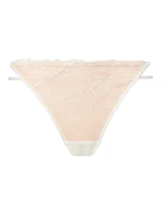 Hunkemöller Stringi Lauren 300904 Écru - Majtki damskie - miniaturka - grafika 1