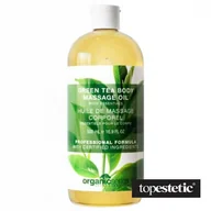 Olejki do ciała i włosów - Organic Series Organic Series Green Tea Massage Oil Olejek do ciała zielona herbata 500 ml - miniaturka - grafika 1