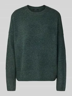 Sweter o kroju relaxed fit z dodatkiem wełny model ‘BOOM’ - Swetry damskie - miniaturka - grafika 1