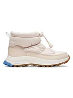 Botki damskie - Clarks Botki zimowe "ATLTrek Ice" w kolorze kremowym - miniaturka - grafika 1