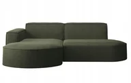 Narożniki - Sofa w kształcie L Modena narożnik tkanina Neve oliwkowy lewy - miniaturka - grafika 1