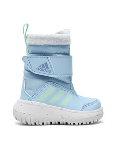adidas Śniegowce Winterplay I IF1714 Niebieski - Buty dla dziewczynek - miniaturka - grafika 1