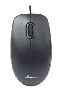 MOUSE USB OPTICAL BLACK/MROS212 MEDIARANGE - Myszki - miniaturka - grafika 1