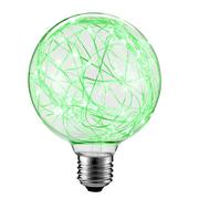 Żarówki LED - Zext Żarówka LED FUTURA 2W E27 Zielona ZEXT D02-FUTURA-G125-ZI (D02-FUTURA-ST64-ZI) - miniaturka - grafika 1
