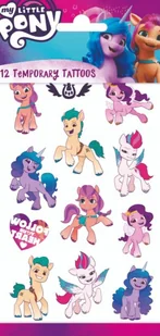 Tatuaże My little pony Procos 12 szt. - Zabawki kreatywne - miniaturka - grafika 1