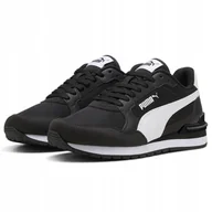 Sneakersy damskie - Buty damskie Sneakersy Puma St Runner V4 Nl 39973901 lekkie czarne 37.5 - miniaturka - grafika 1