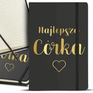 Notesy i bloczki - PLANER NOTES ORGANIZER PAMIĘTNIK GOLD NA PREZENT DLA NAJLEPSZEJ CÓRKI WZORY - miniaturka - grafika 1
