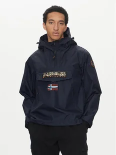 Napapijri Kurtka anorak Rainforest Next Sum NP0A4ILW Niebieski Loose Fit - Kurtki męskie - miniaturka - grafika 1