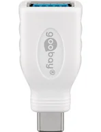 Adaptery i przejściówki - Goobay 66262 adapter USB 3.0 z USB-C na tulei A Biały 66262 - miniaturka - grafika 1