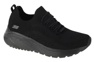 Moda i Uroda OUTLET - Skechers Bobs Sport Sparrow 2.0 117027-BBK, Damskie, buty sneakers, Czarne - miniaturka - grafika 1